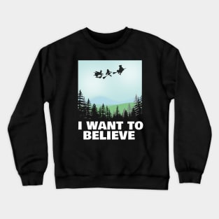 Hocus Pocus I Want to Believe X-Files Mashup Crewneck Sweatshirt